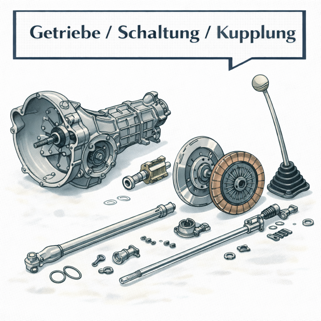Getriebe, Schaltung & Kupplung VW Bus T1 | Ersatzteile & Reparatursätze